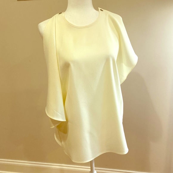 Beautiful Drapey Blaque Label Crepe Blouse - Picture 1 of 7